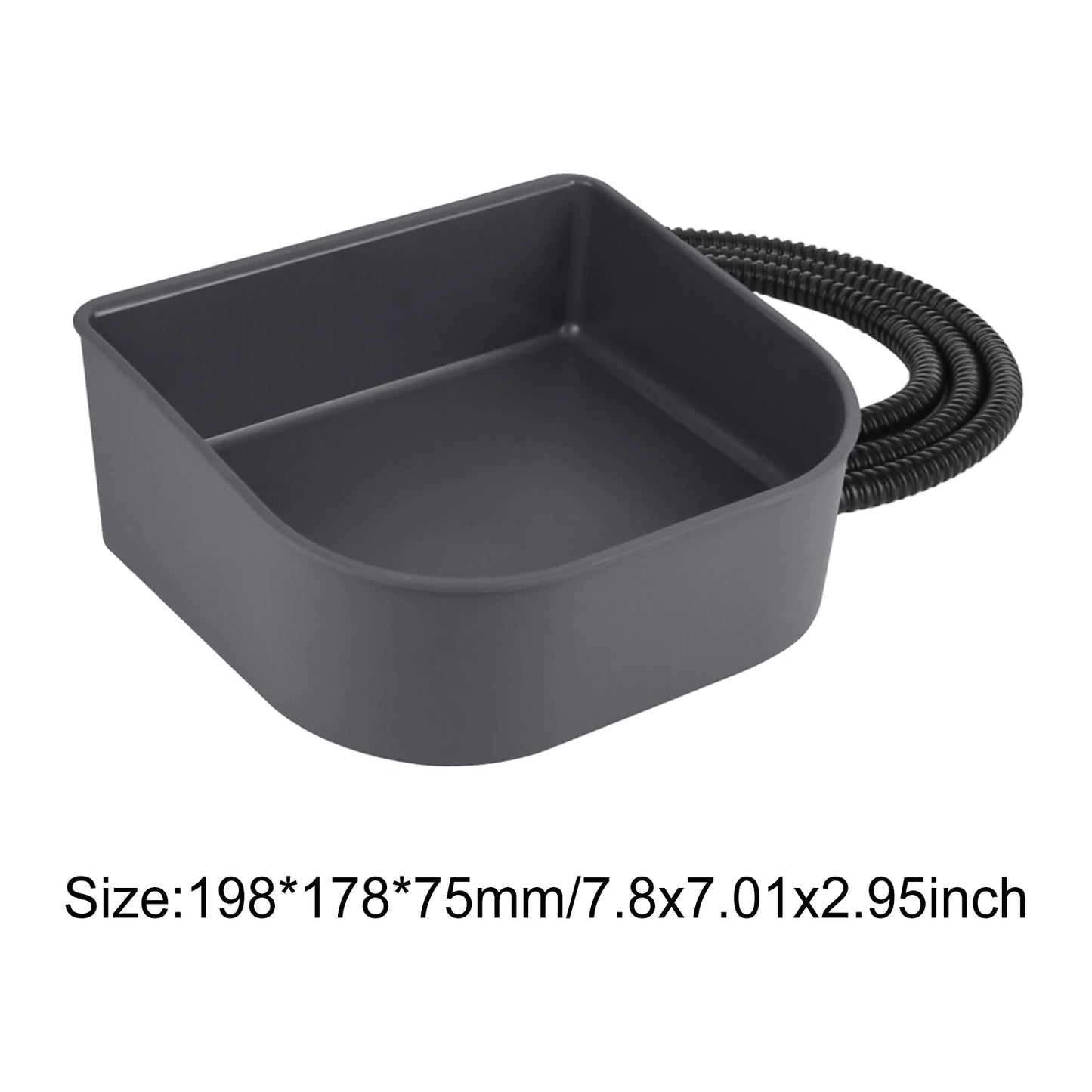 Plastic Heated Water Bowl For Pets Hanging Dog Water Bowl