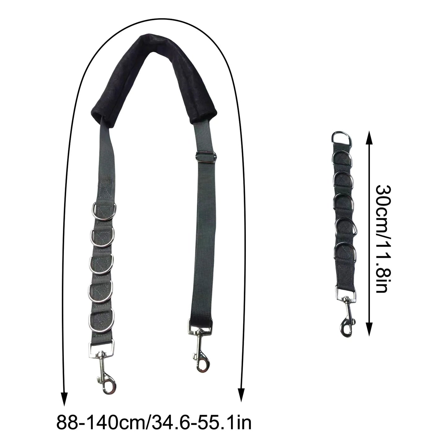 Adjustable Nylon Pet Grooming Abdominal Strap Bath Restraint D Ring