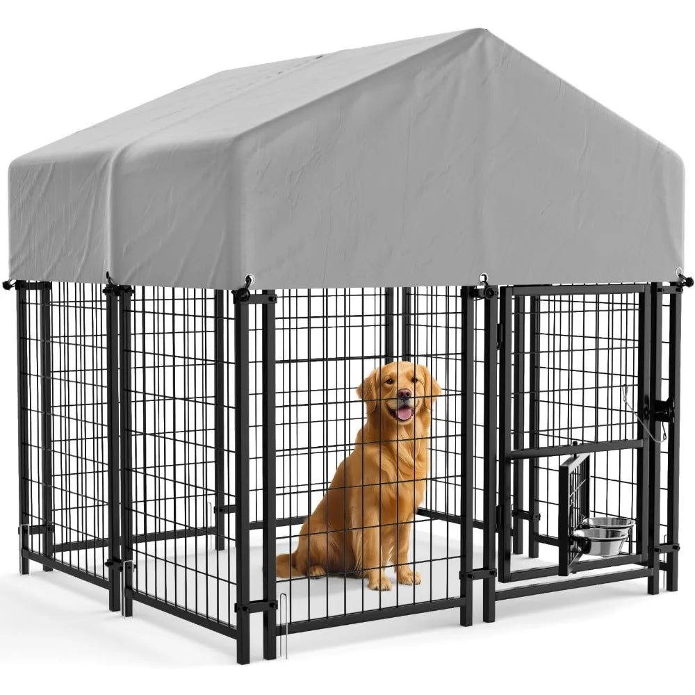 DAFIFY Heavy Duty Outdoor Welded Wire Dog Kennel Playpen