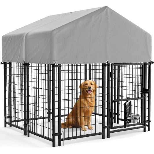 DAFIFY Heavy Duty Outdoor Welded Wire Dog Kennel Playpen