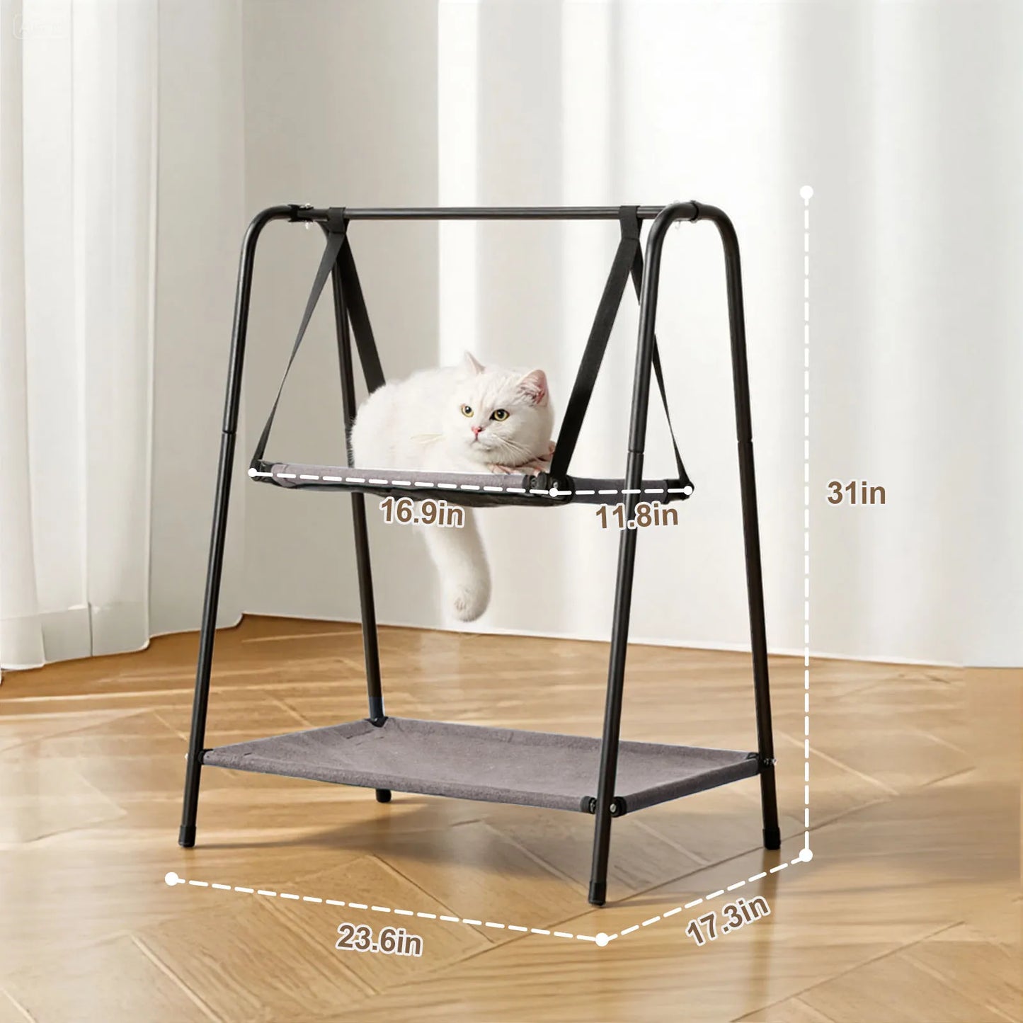 Cat Hammock Window Bed Kitten Sunny Seat Hanging Cat Climbing