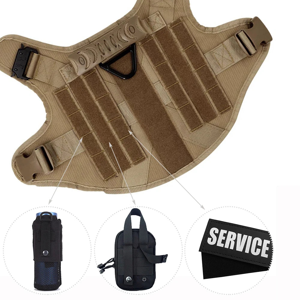 PETRAVELCN Dog Harness And Leash Vest For German Shepherd Malinois