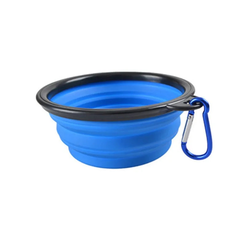 Portable Cat And Dog Food Bowl TPR Silicone Collapsible