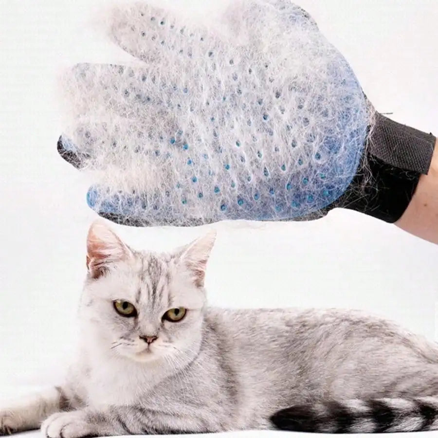 KYJGCN Premium Pet Grooming Gloves Deshedding Massage Mitt