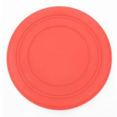 Otmagelu Silicone Flying Saucer Dog Cat Toy Interactive Chew Frisbee