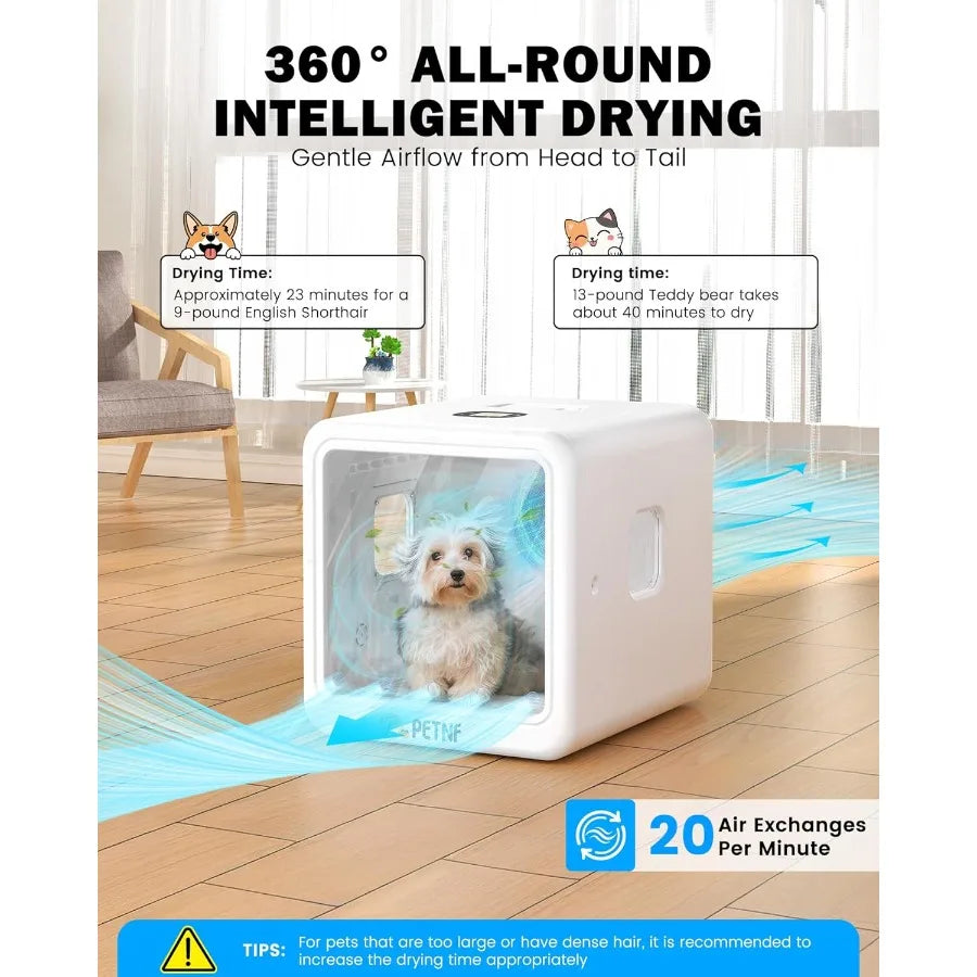 MDNG Automatic Pet Dryer Box for Cats and Small Dogs