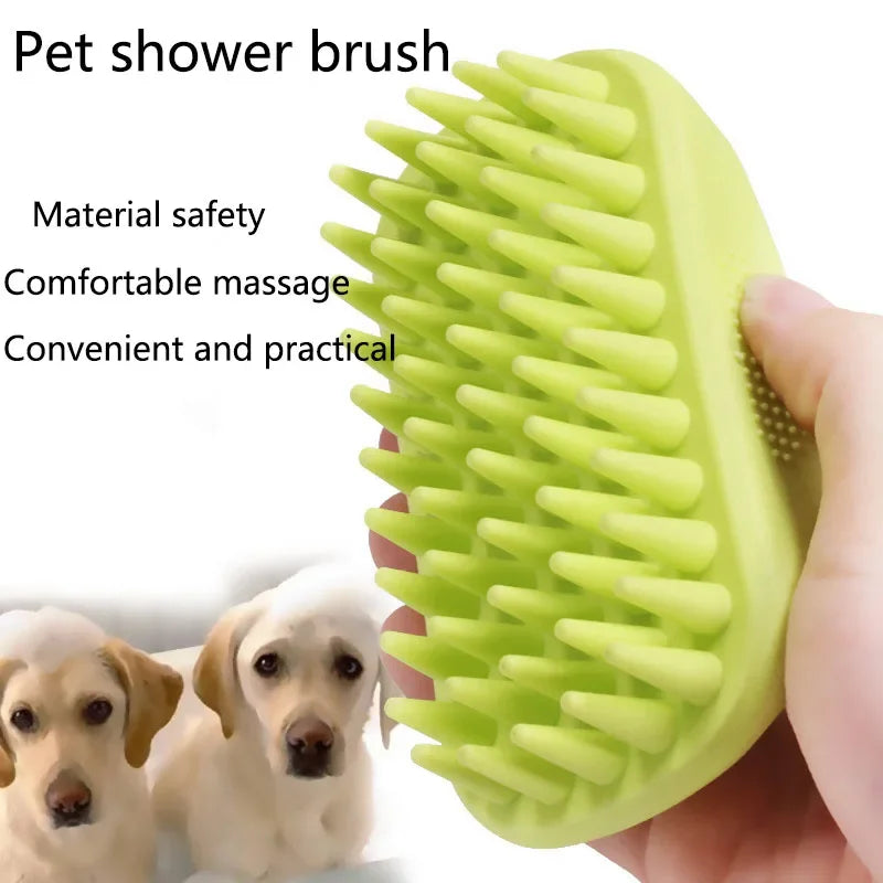 Hign-concerned Chemical Pet Grooming Glove Brush For Dogs Cats