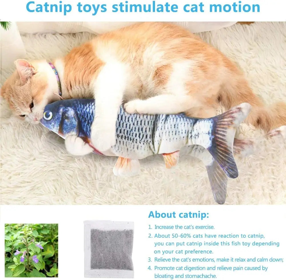 Zhejiang Floppy Fish Electric Cat Toy With Touch Sensor