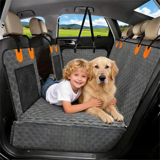Back Seat Extender for Dogs Seat Cover Hammock Waterproof
