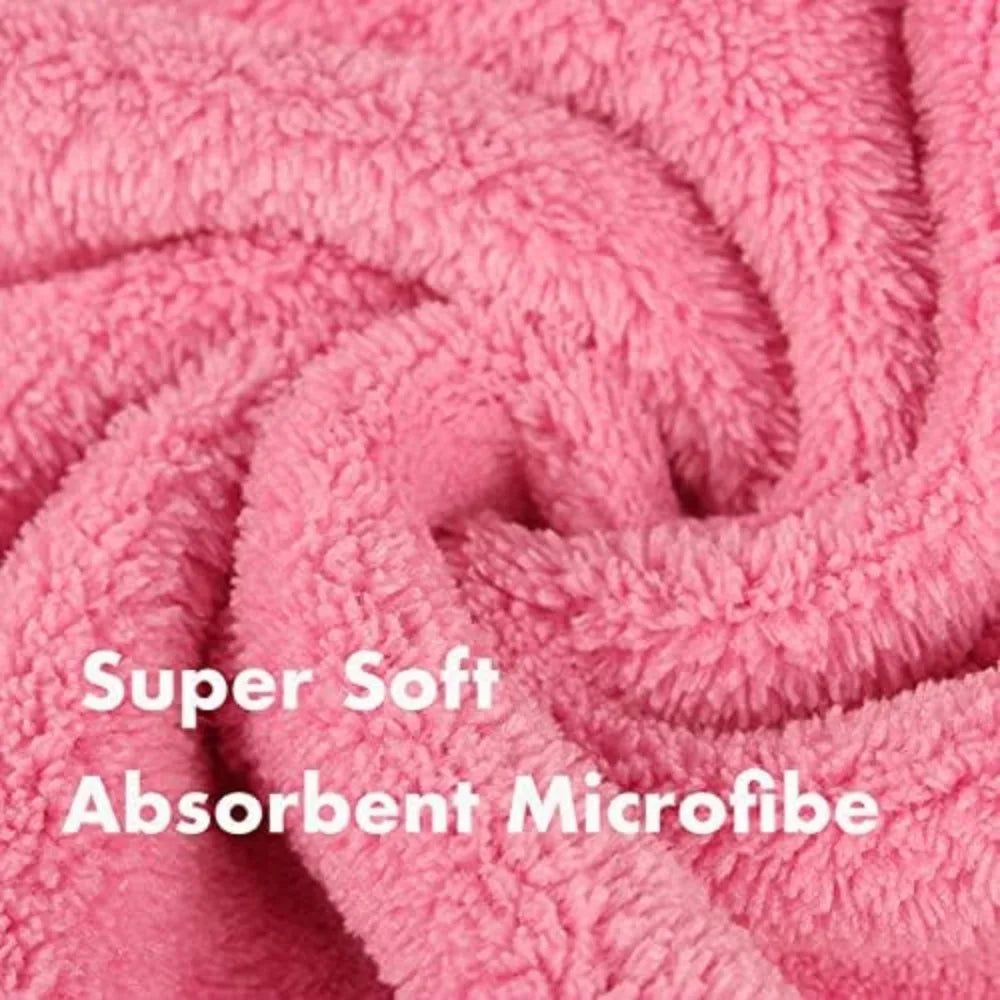 Super Soft Fast Drying Dog Towel Set Microfiber Bath Robe