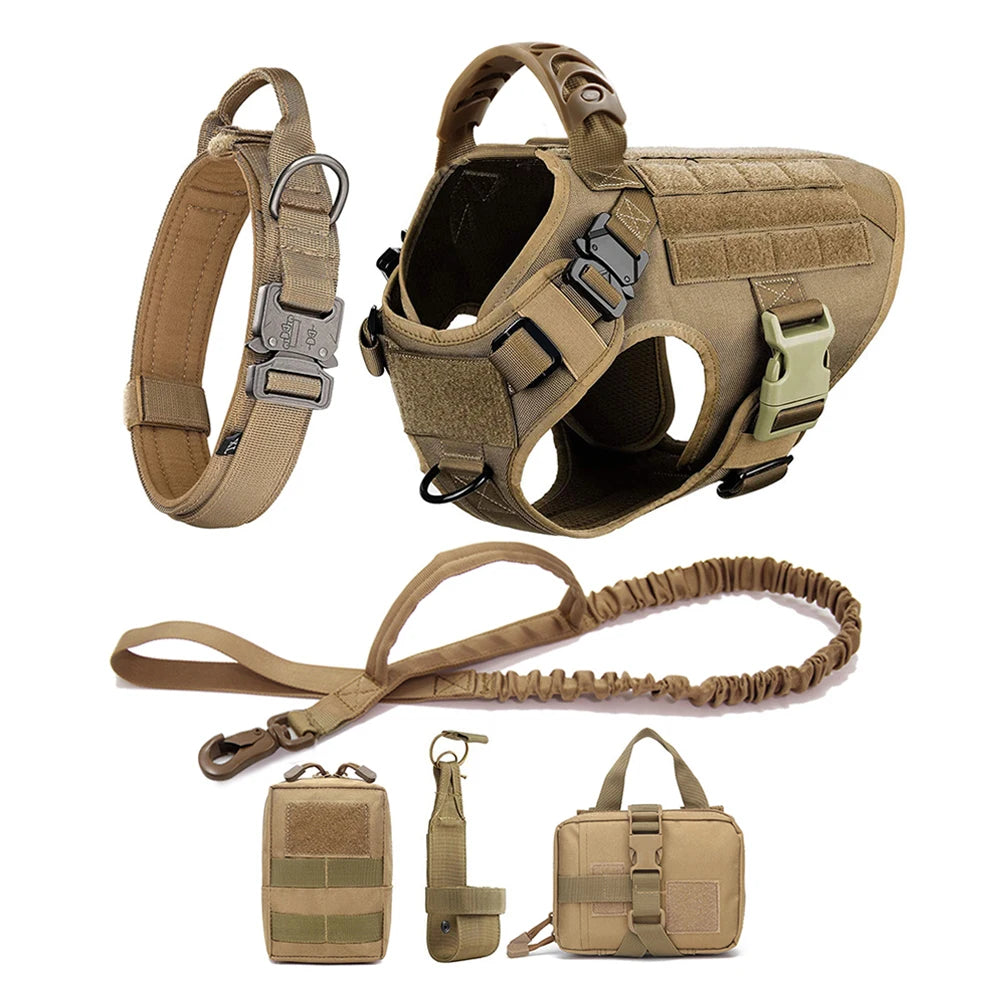 PETRAVELCN Dog Harness And Leash Vest For German Shepherd Malinois