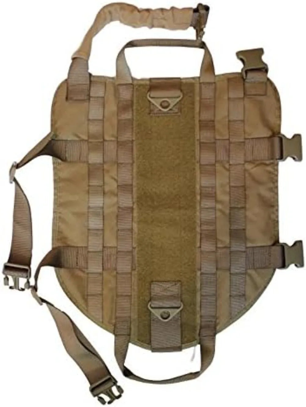 NONED Tactical Dog Vest Harness MOLLE Panels Hook Loop Patch