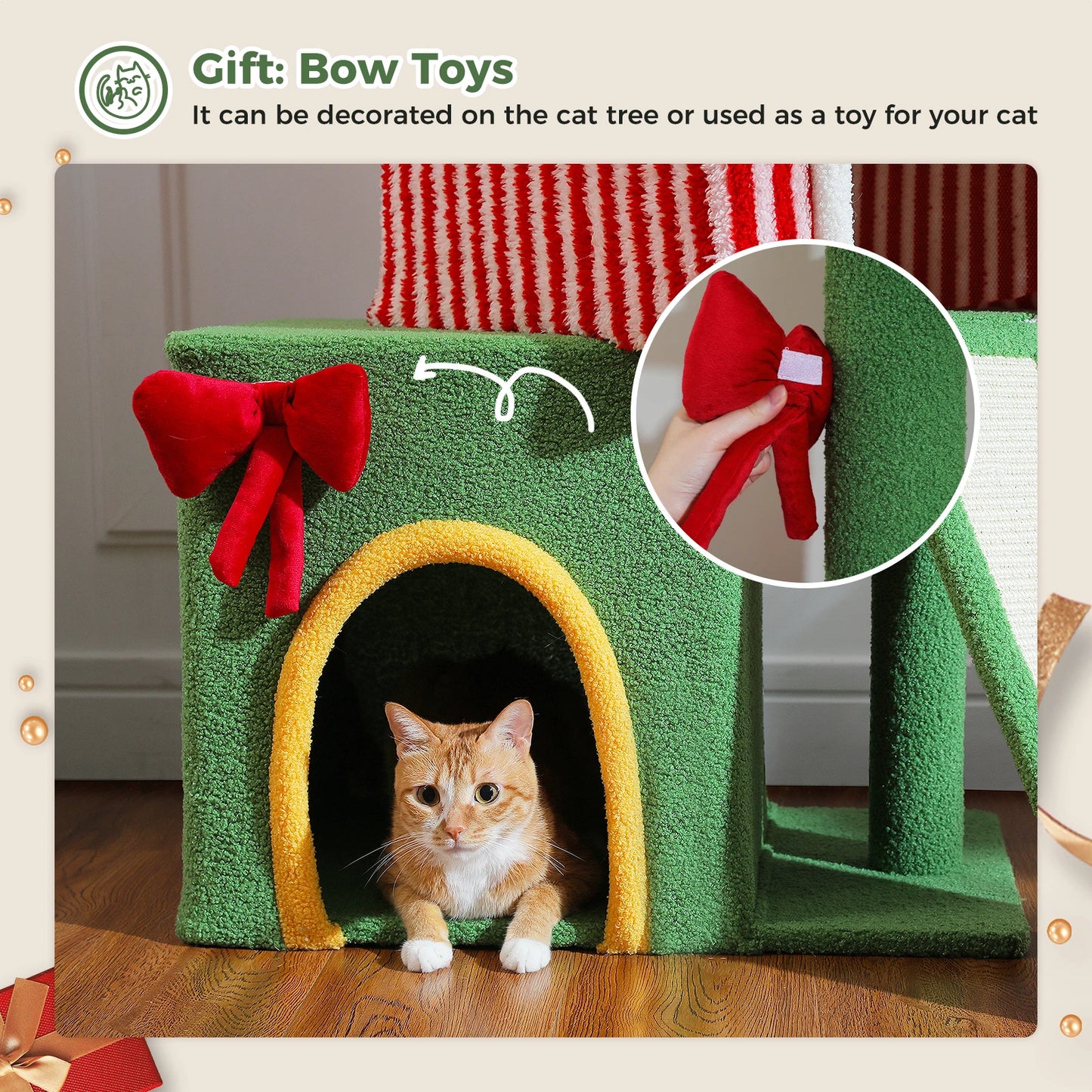 PAWZ Road Adjustable Cat Tree With Condos And Hammock