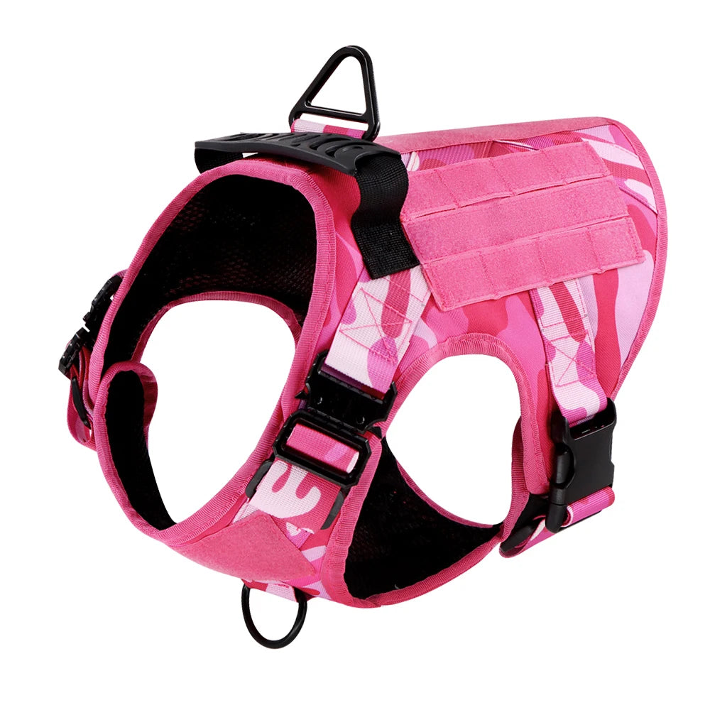 PETRAVELCN Military Camouflage Dog Harness Vest For Training