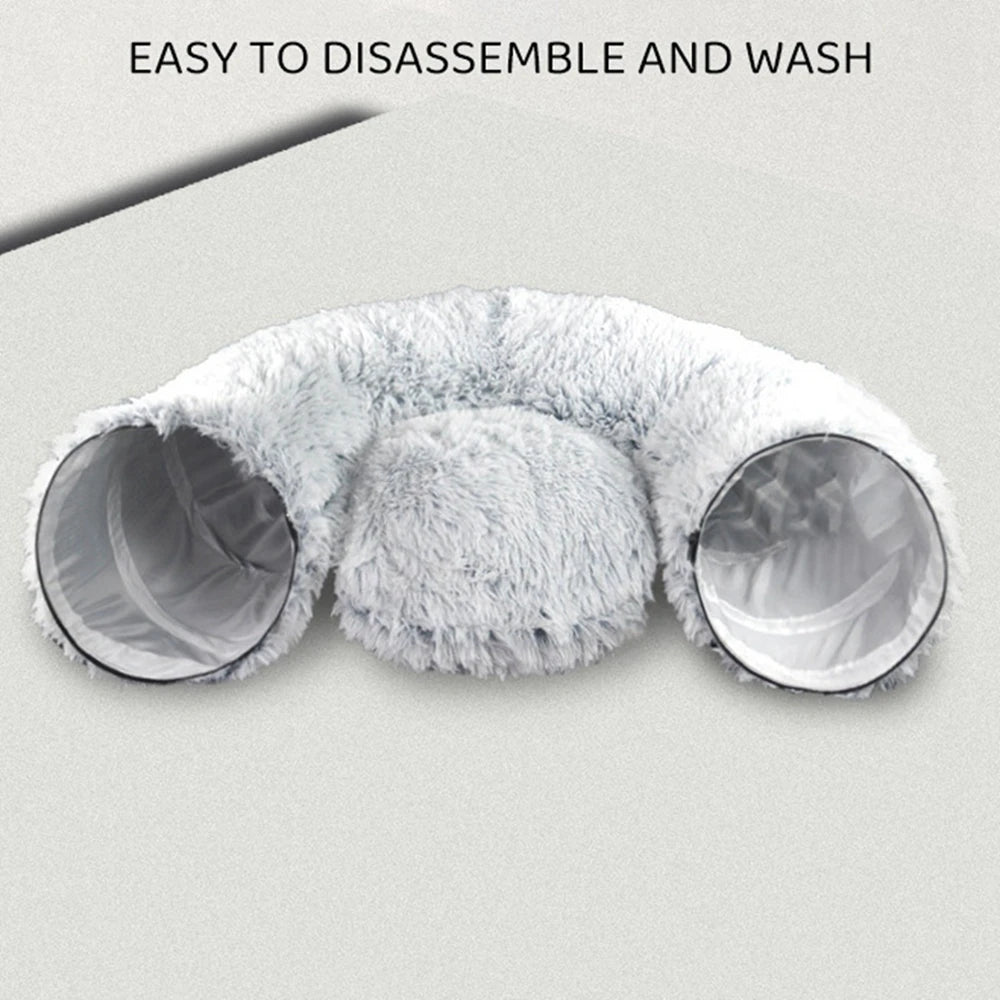 Guangdong Cat Tunnel Bed With Plush Mat Tube Playground