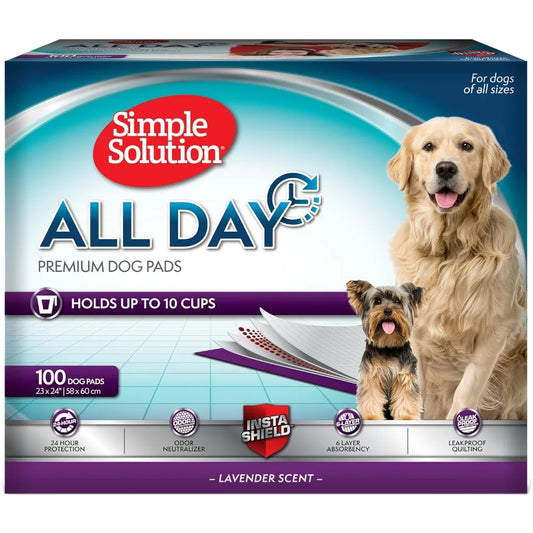 OUT International All Day Puppy Training Pads Leakproof Disposable Pee Pads