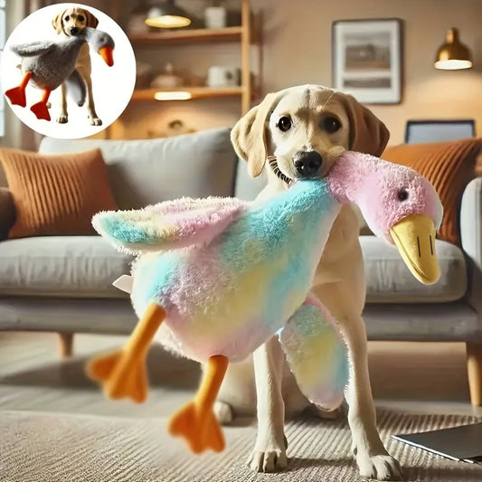 Duck Plush Toy For Pets Anxiety Relief Interactive Dog Companion