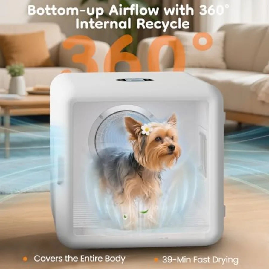 MDNG Automatic Pet Hair Dryer Ultra Quiet 360 Airflow