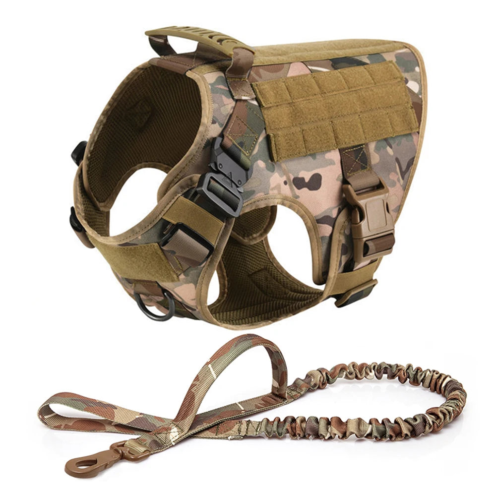 PETRAVELCN Dog Harness And Leash Vest For German Shepherd Malinois