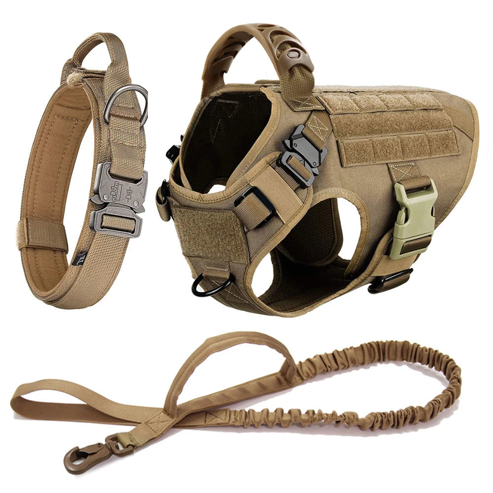 PETRAVELCN Dog Harness And Leash Vest For German Shepherd Malinois