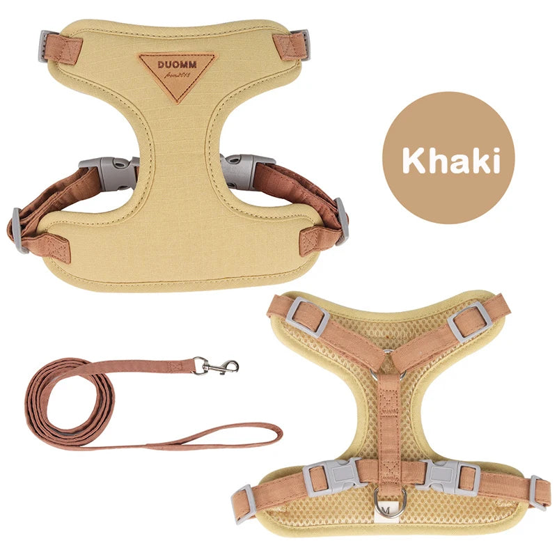 Puppy Harness And Leash Set Breathable For Small And Medium Dogs And Cats