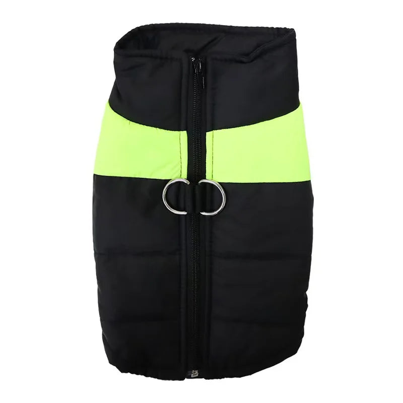 Waterproof Warm Dog Coat Padded Zipper Jacket for Dogs