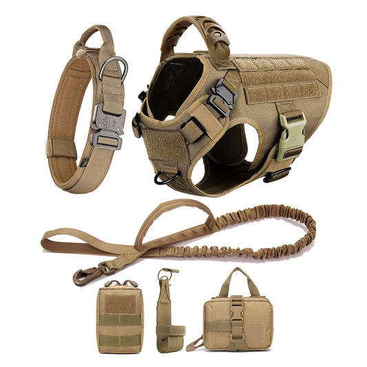 PETRAVELCN Dog Harness And Leash Vest For German Shepherd Malinois