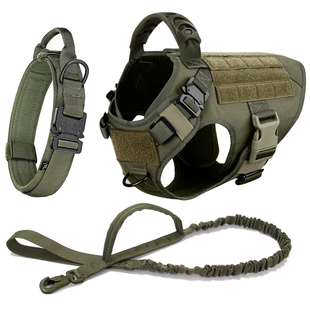 PETRAVELCN Dog Harness And Leash Vest For German Shepherd Malinois