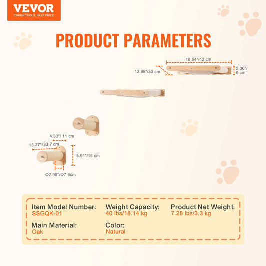 Wall Mounted Cat Shelves And Jumping Perches Cat Tree Furniture