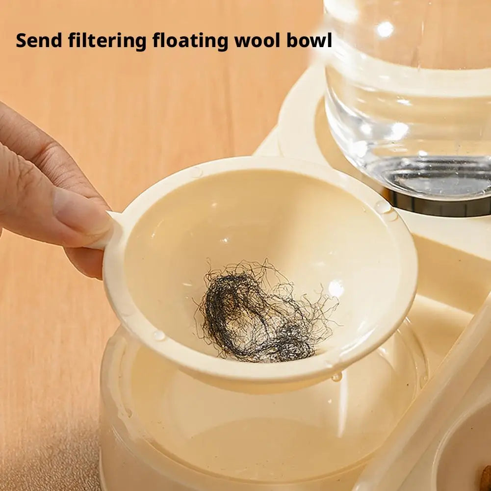 Automatic Cat Feeder And Waterer All In One Dispenser